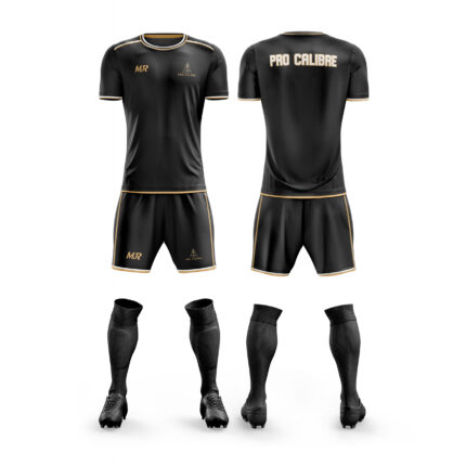 FOOTBALL UNIFORM BLACK & GOLD