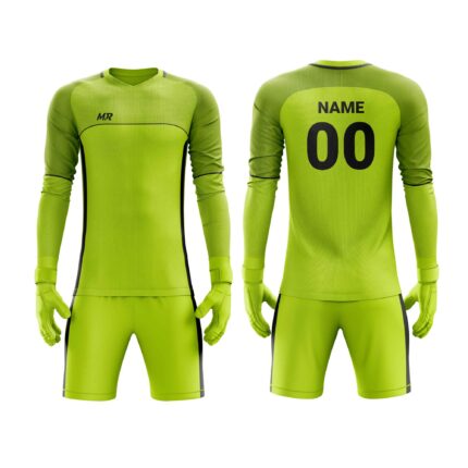 GOALKEEPER UNIFORM – LIME GREEN & BLACK | PRO RANGE