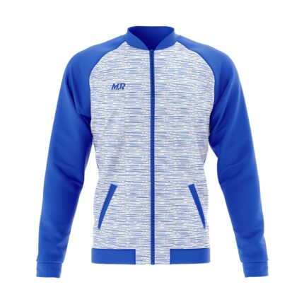 FULL ZIP TRACK TOP – BLUE WHITE | THERMO CORE RANGE
