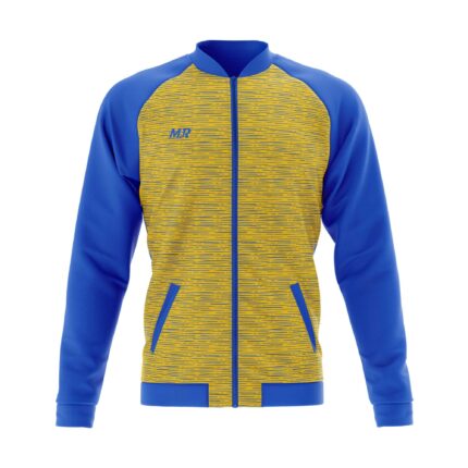 FULL ZIP TRACK TOP – YELLOW BLUE | THERMO CORE RANGE