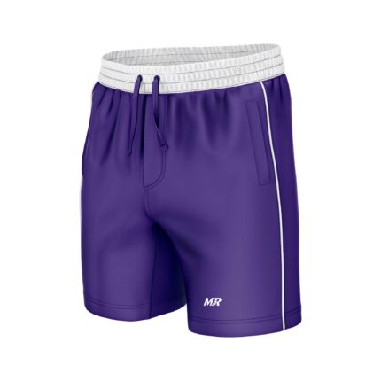 TRAINING SHORT – DARK PURPLE & WHITE | THERMO-CORE RANGE