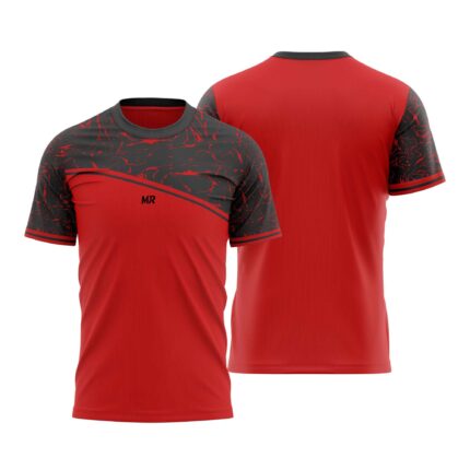 T-SHIRT – RED BLACK | AERO FLEX RANGE