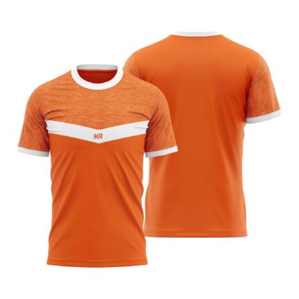 T-SHIRT – ORANGE & WHITE | THERMO-CORE RANGE